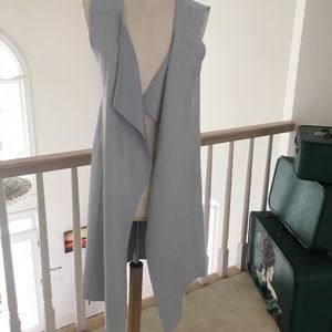 Open sided long modern overlay